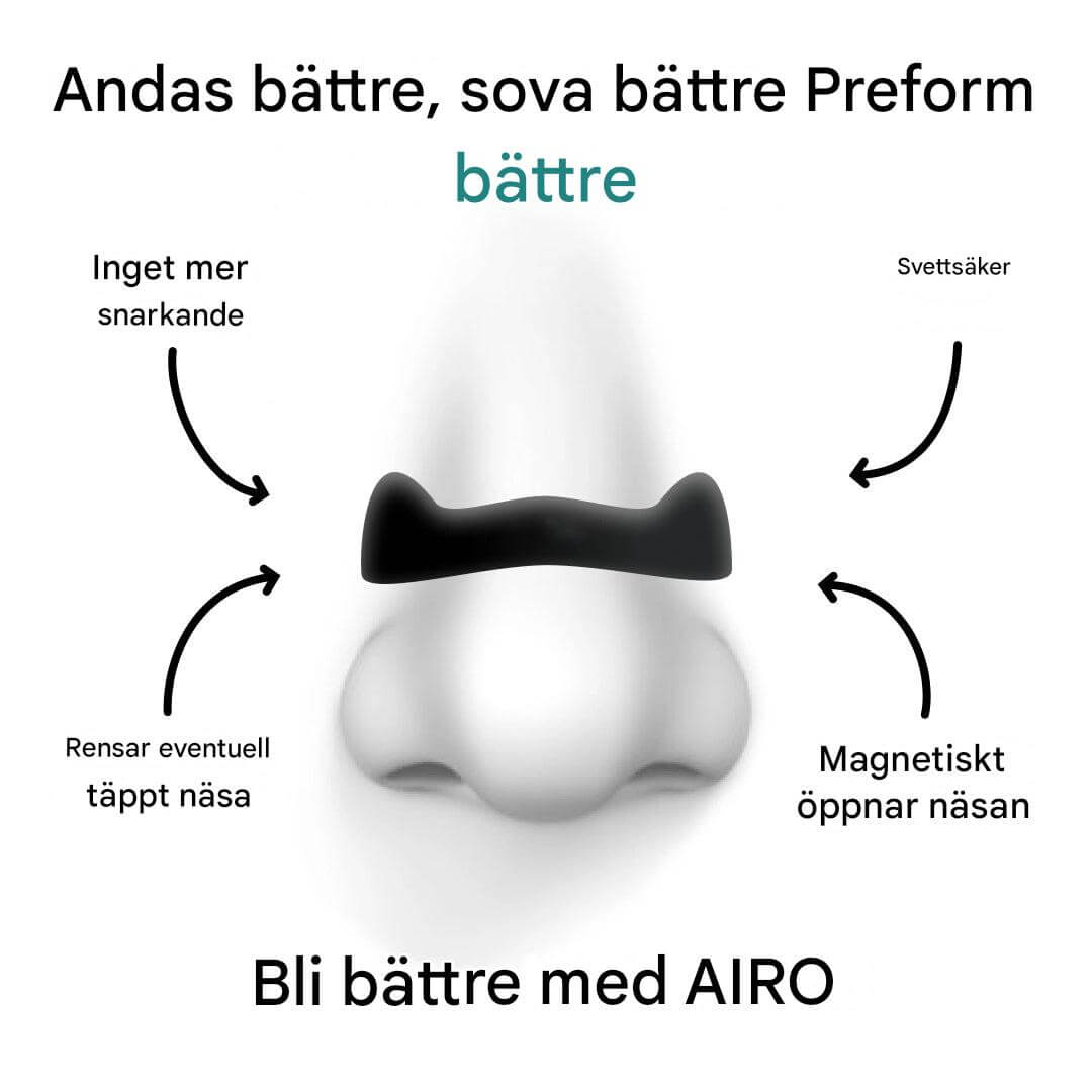 Airo Magnetisches Nasenband-Set – Der neue Standard für die Atmung