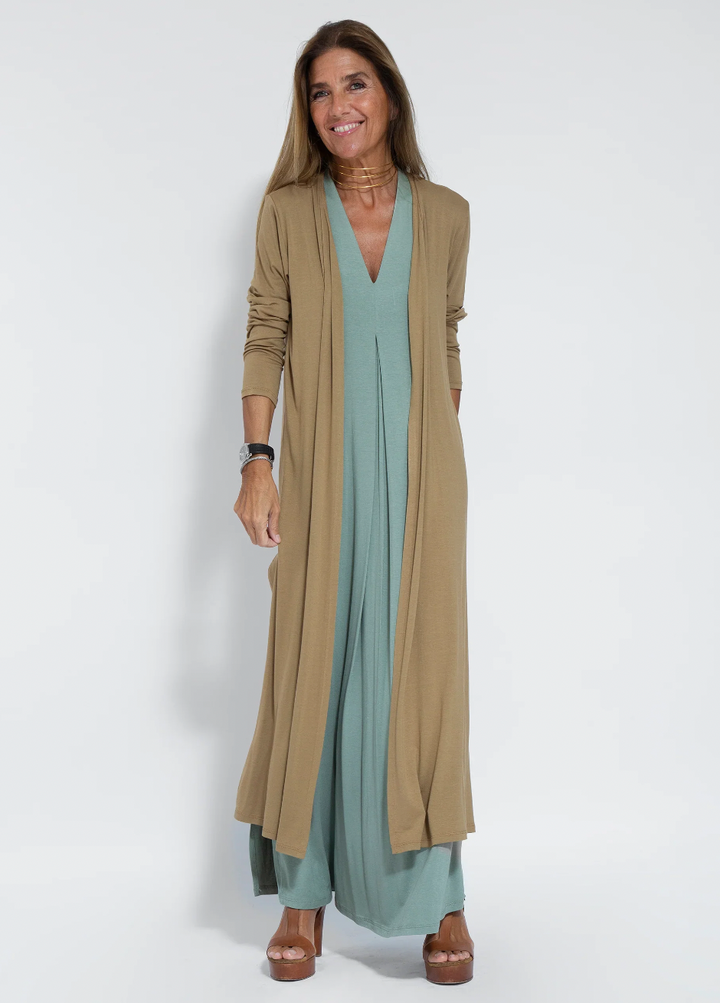 Damen Set: Elegantes Schwarzes Kleid und Weiße Weste