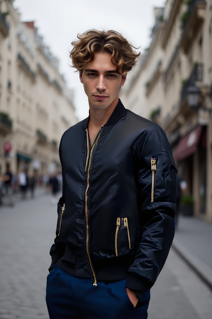 Herren Bomberjacke - Wasserfest & Warm | Elegant & Funktional