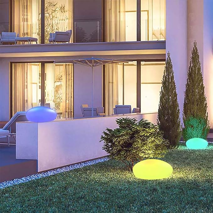 Kopfsteinpflaster Garten Licht Wetterfest