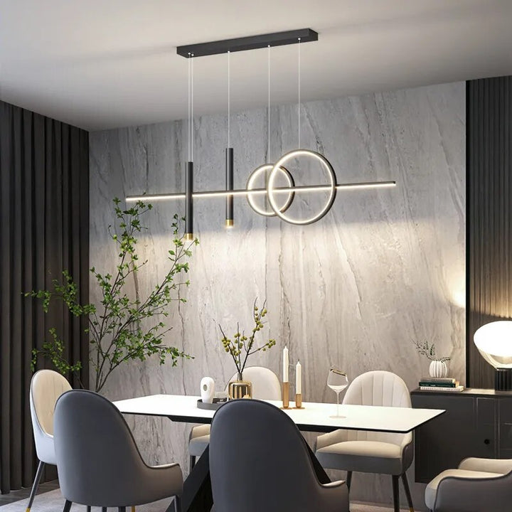 Moderne Esstischlampe mit einstellbarem Lichtmodus