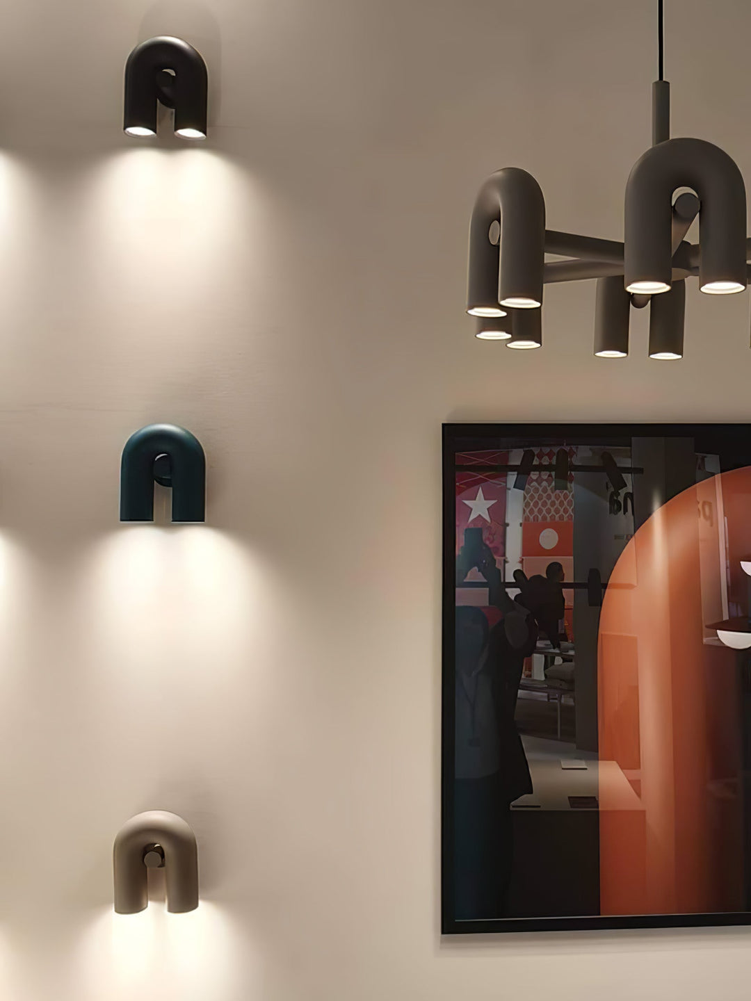 Cirkus Wandleuchte - Bewegliche LED-Wandlampe
