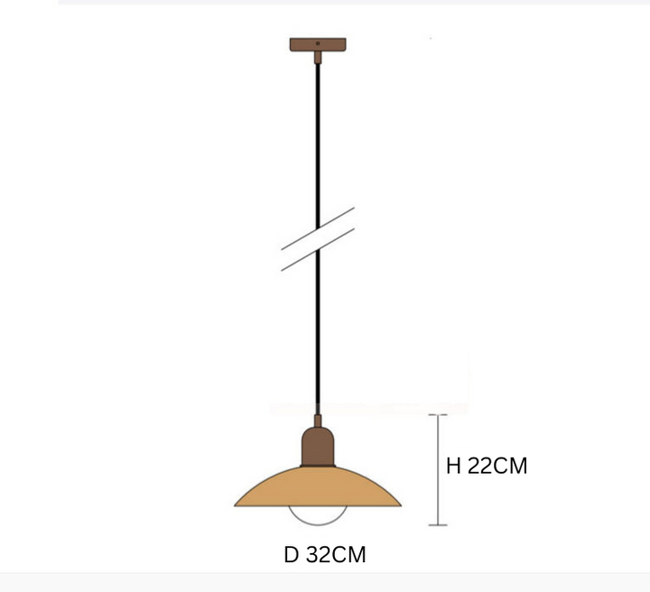 Farbige Macaron Pendelleuchte - Modernes Design