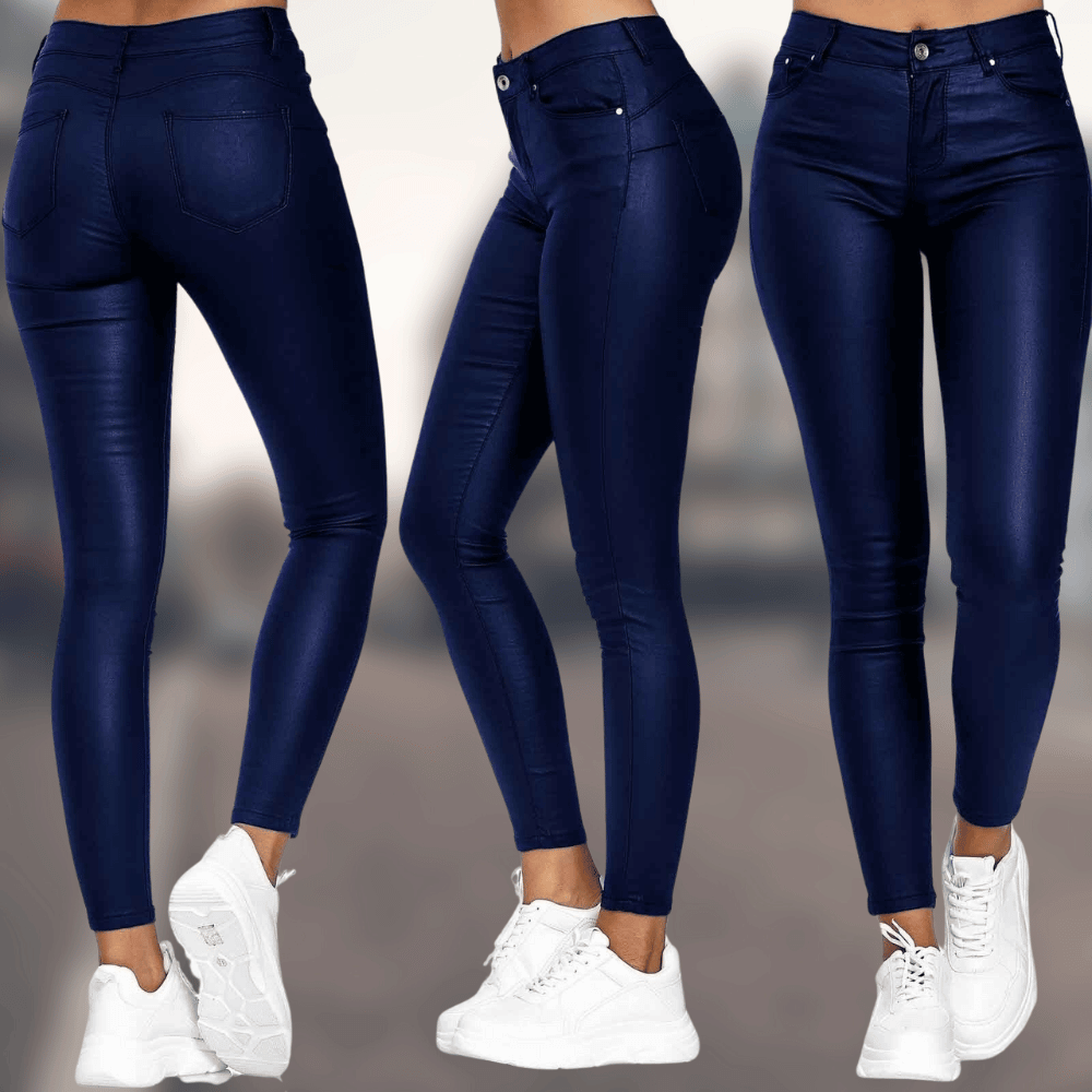 Damen Lederhose in klassischem Stil für Komfort und Eleganz