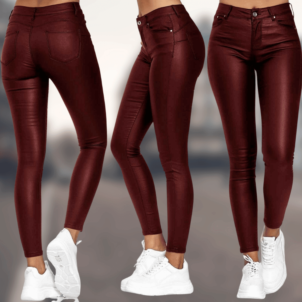 Damen Lederhose in klassischem Stil für Komfort und Eleganz