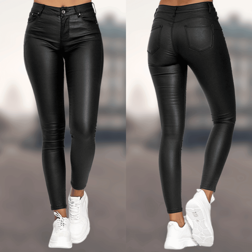 Damen Lederhose in klassischem Stil für Komfort und Eleganz