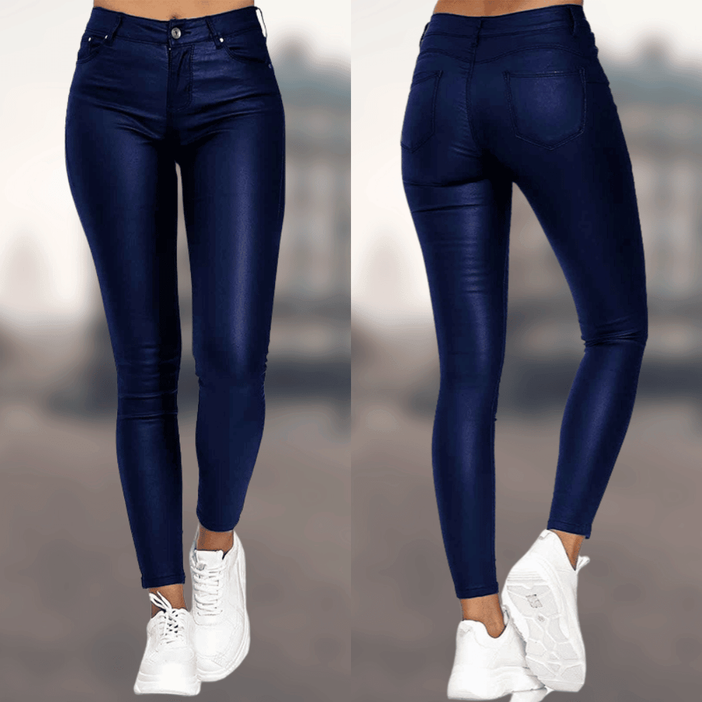 Damen Lederhose in klassischem Stil für Komfort und Eleganz