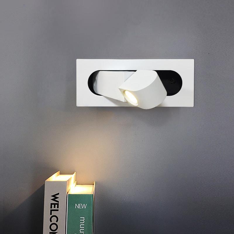 Moderne LED Nachttisch-Leselampe mit verstellbarem Kopf
