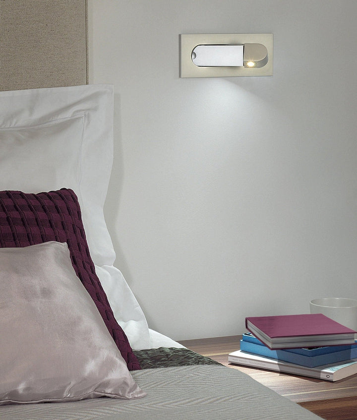 Moderne LED Nachttisch-Leselampe mit verstellbarem Kopf