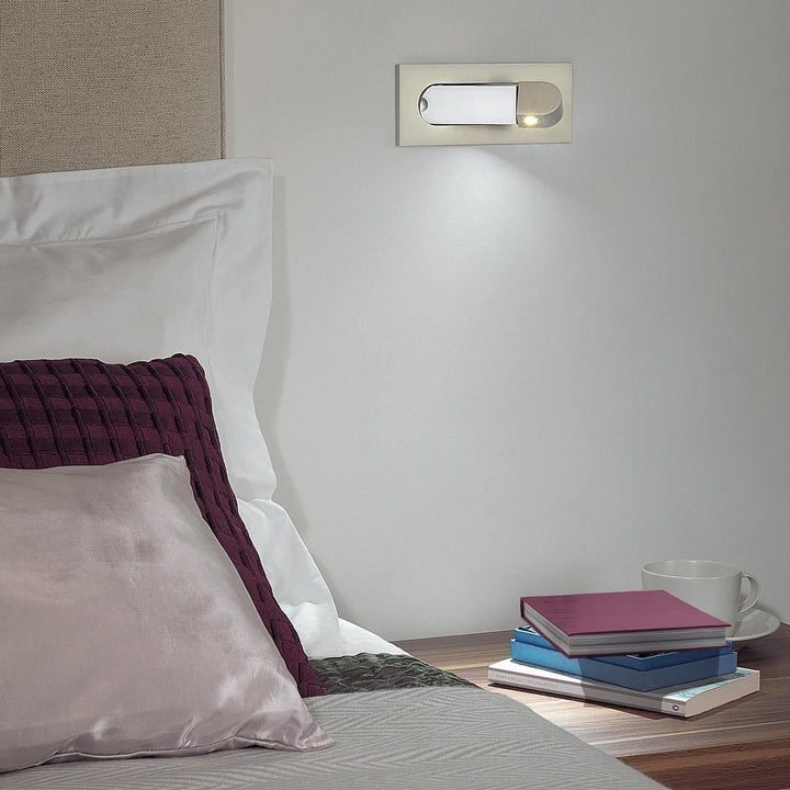 Moderne LED Nachttisch-Leselampe mit verstellbarem Kopf