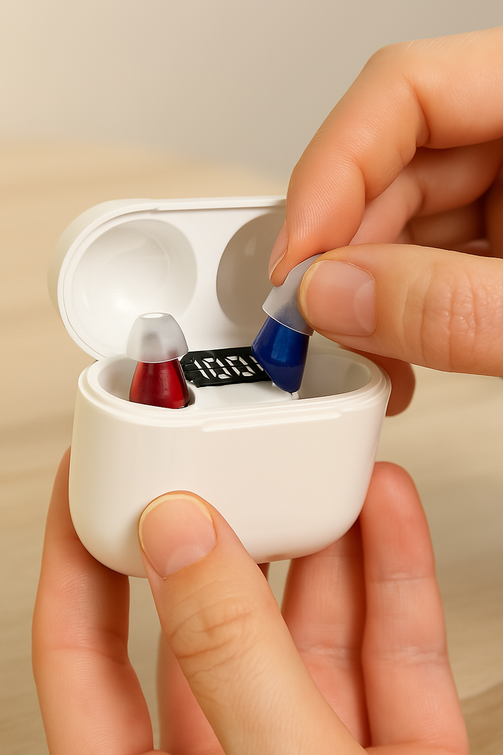 Wiederaufladbares Hörgerät – Unsichtbar, Aufladbar, Bequem