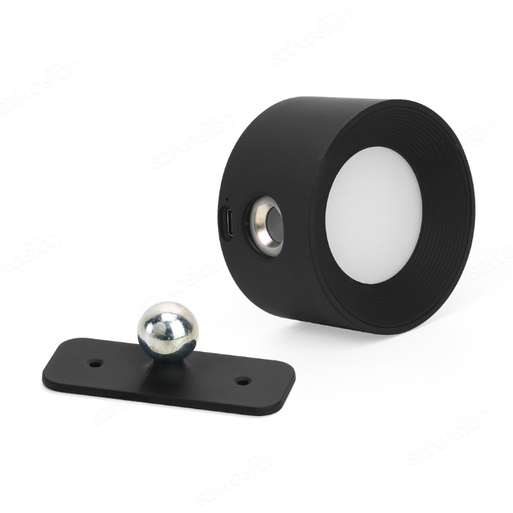 Schnurlose LED-Wandleuchte mit 360° Drehung für moderne Räume