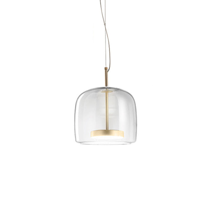 Elegante Glas-Pendelleuchte für Wohn- und Essbereiche