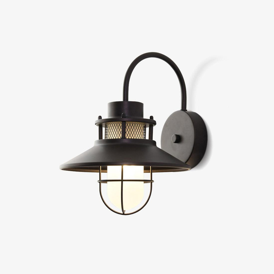 Felix Industrielle Außen-Wandleuchte IP65 Schwarz