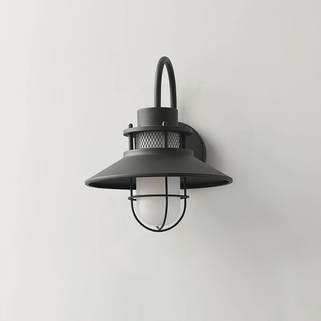 Felix Industrielle Außen-Wandleuchte IP65 Schwarz