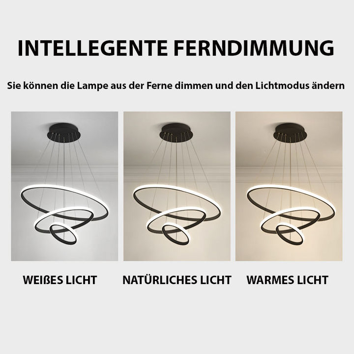 Moderne Deckenleuchte mit Einstellbaren Lichtmodi