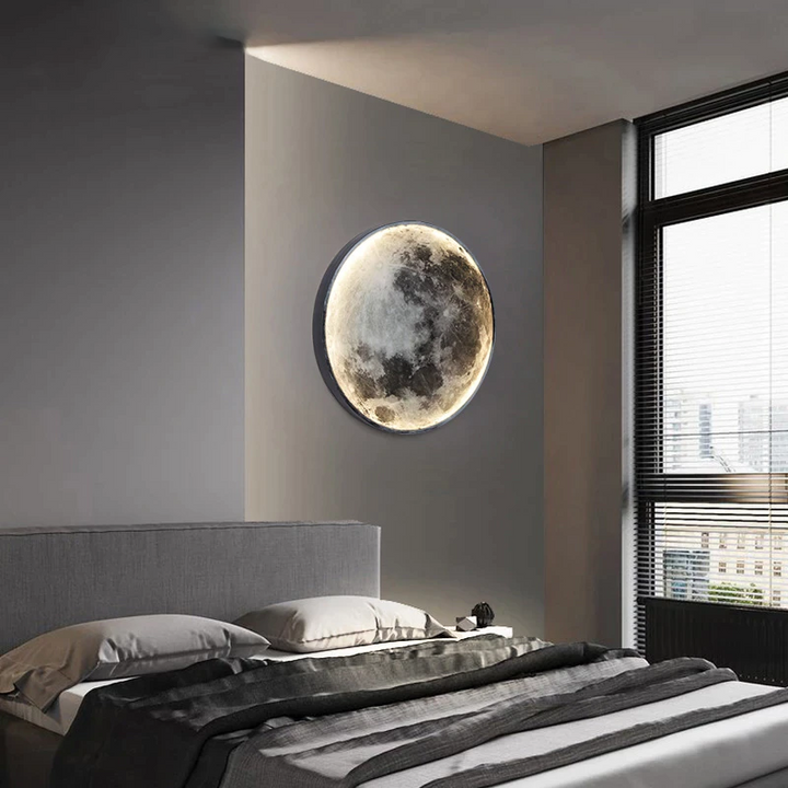LED Mond Wandlampe für Schlafzimmer und Wohnzimmer