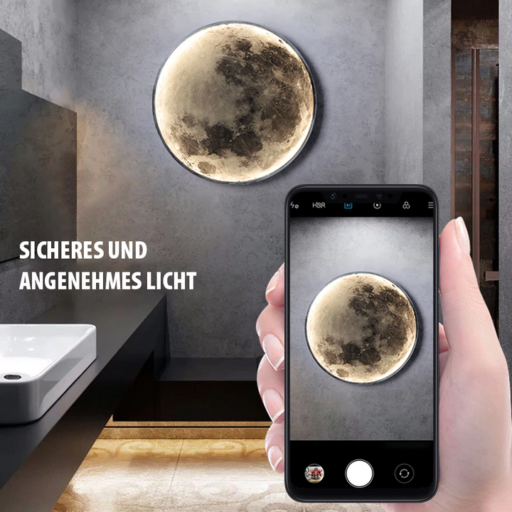 LED Mond Wandlampe für Schlafzimmer und Wohnzimmer