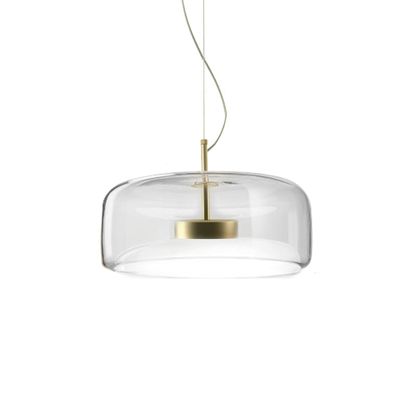 Elegante Glas-Pendelleuchte für Wohn- und Essbereiche