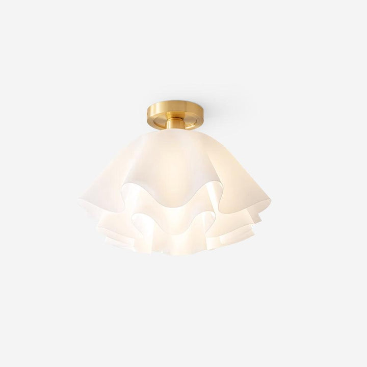 Elegante Deckenleuchte für modernes Zuhause, Kupfer, LED