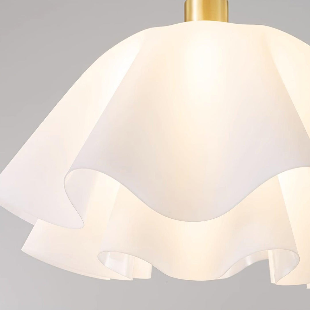 Elegante Deckenleuchte für modernes Zuhause, Kupfer, LED