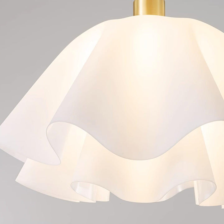 Elegante Deckenleuchte für modernes Zuhause, Kupfer, LED