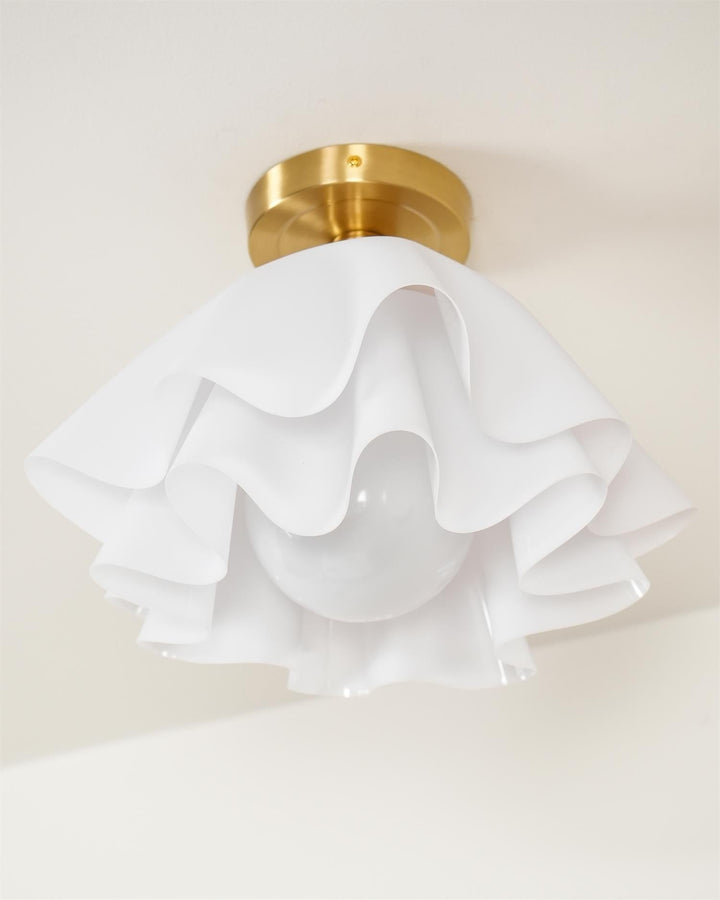Elegante Deckenleuchte für modernes Zuhause, Kupfer, LED