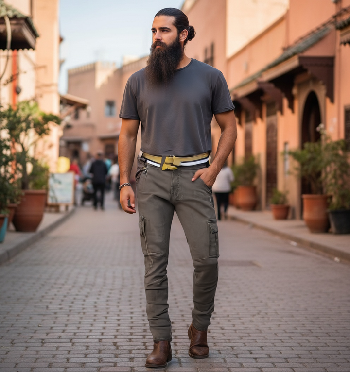 Herren Jeans mit Seitentaschen - Komfortabel & Praktisch