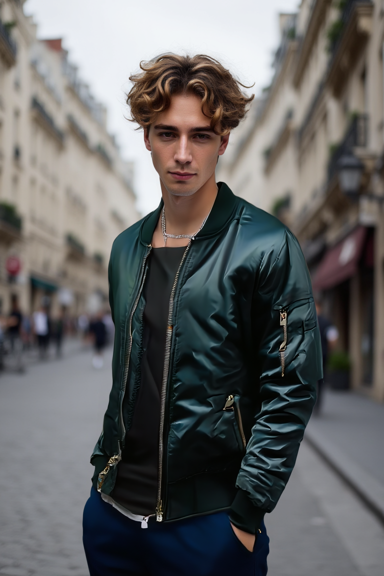 Herren Bomberjacke - Wasserfest & Warm | Elegant & Funktional