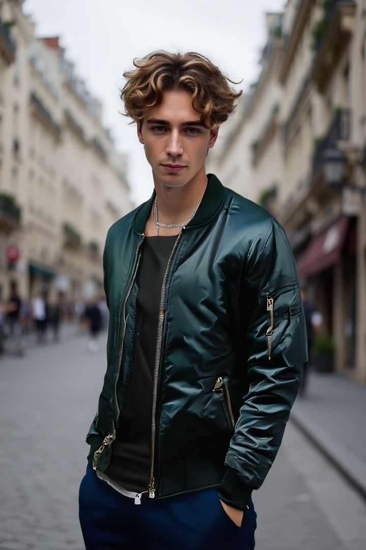 Herren Bomberjacke - Wasserfest & Warm | Elegant & Funktional