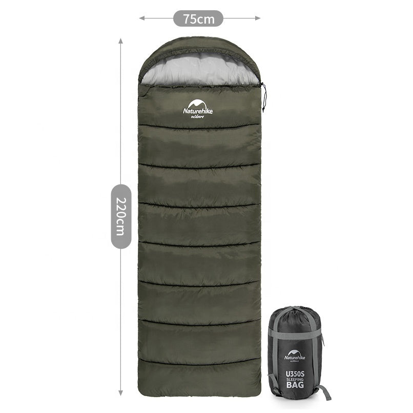 Ultraleichter Outdoor-Schlafsack für kalte Nächte - Grün