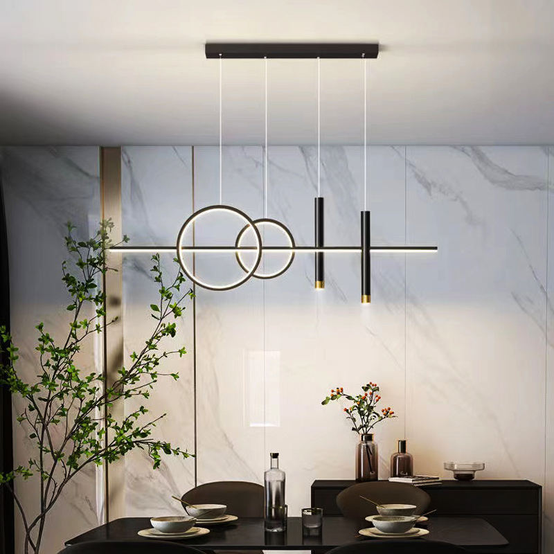 Moderne Esstischlampe mit einstellbarem Lichtmodus