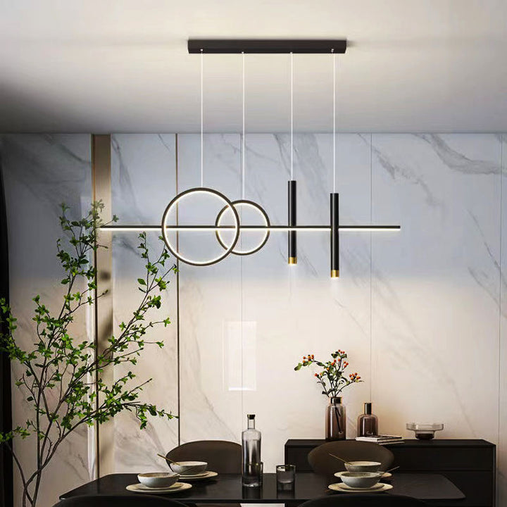 Moderne Esstischlampe mit einstellbarem Lichtmodus