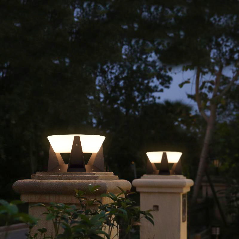 Luxuriöse LED-Solarleuchte für Außenbereiche, wetterfest