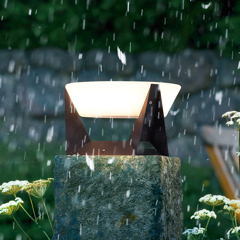 Luxuriöse LED-Solarleuchte für Außenbereiche, wetterfest