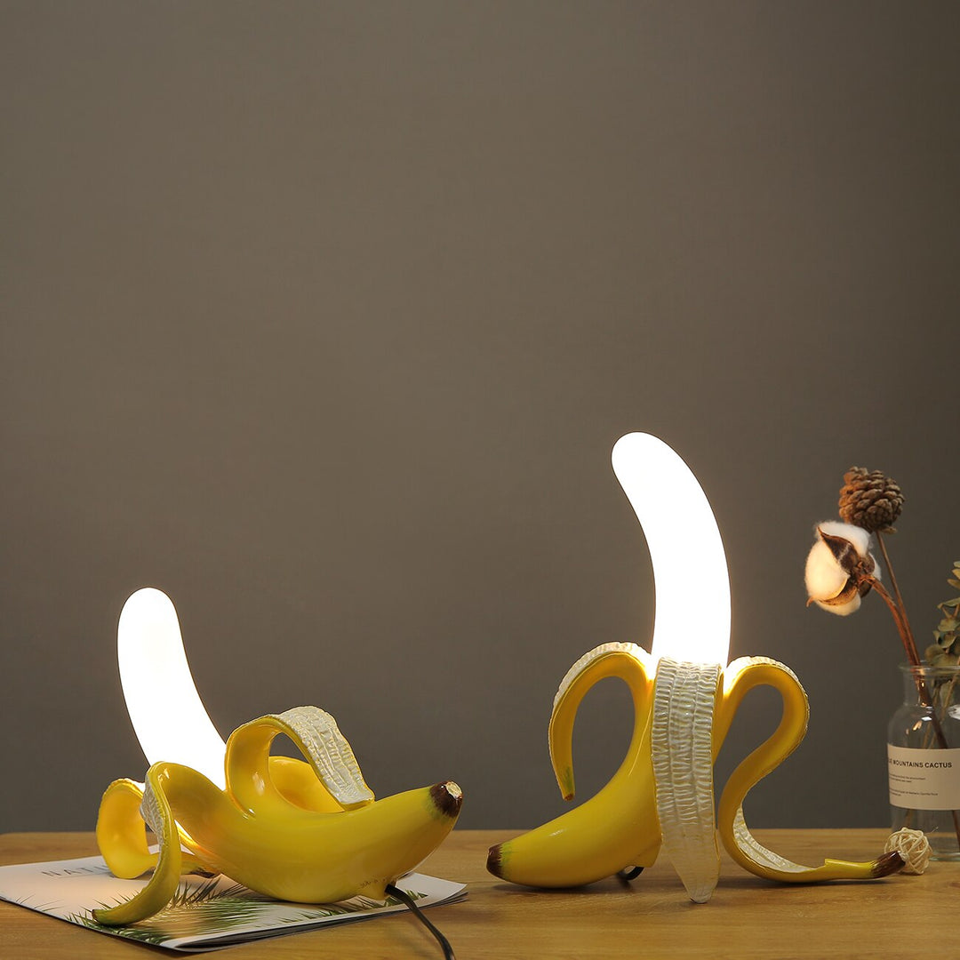 Elegante Art-Déco-Bananen-Tischlampen für stilvolles Interieur