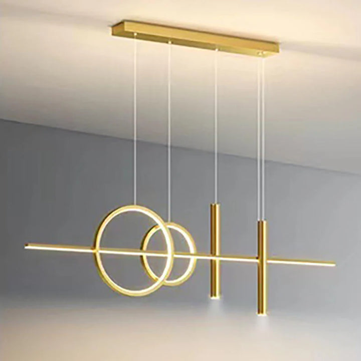 Moderne Esstischlampe mit einstellbarem Lichtmodus