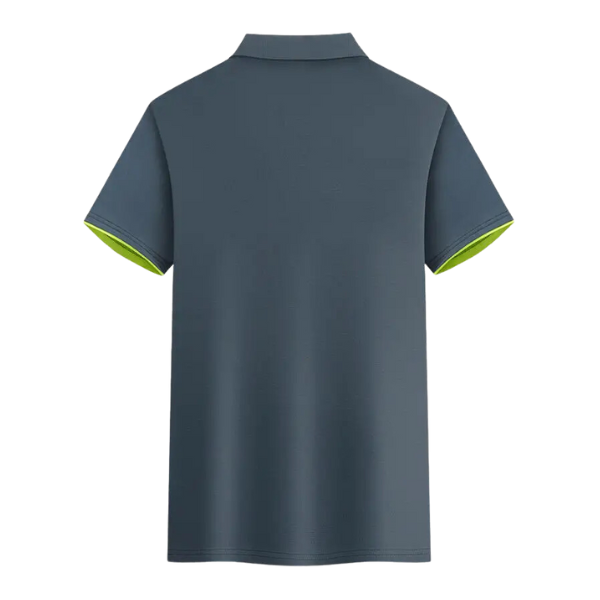 Herren Slim-Fit Poloshirt mit reflektierenden Details
