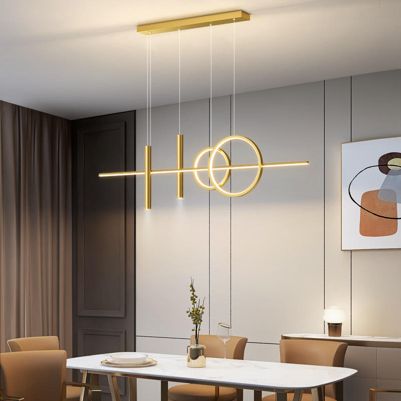 Moderne Esstischlampe mit einstellbarem Lichtmodus