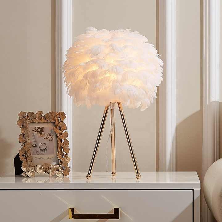 Luxusfeder Tischleuchte für Wohnzimmer