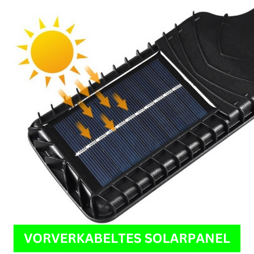 Superhelle Solar-LED-Wandlampe mit Bewegungssensor