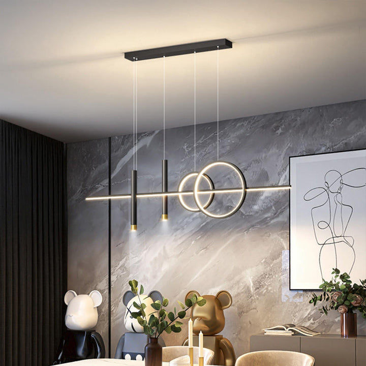 Moderne Esstischlampe mit einstellbarem Lichtmodus