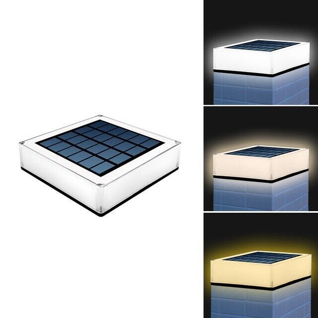 Moderne Flat Out Solarlampe für Außenbereich