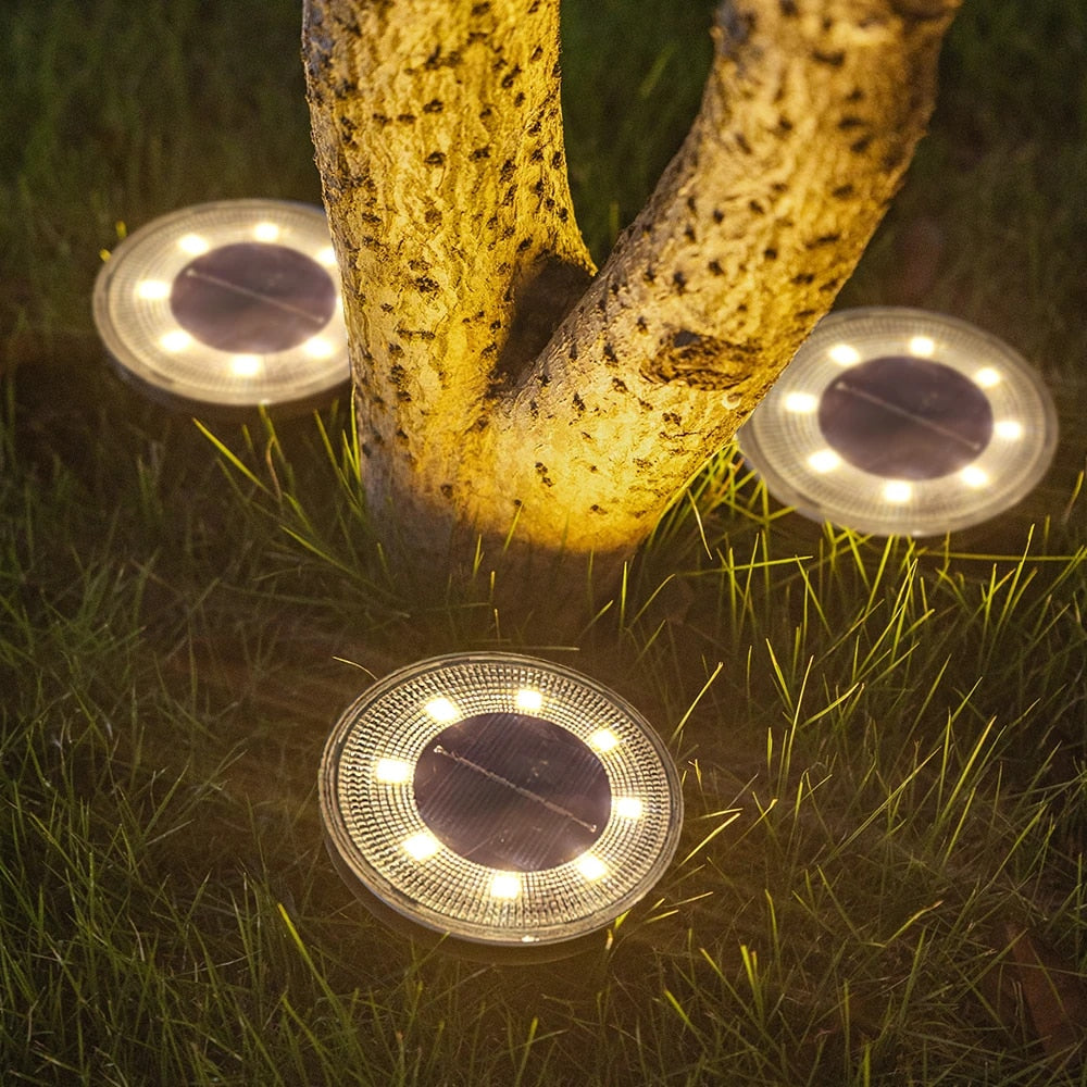 Solarbetriebene wasserdichte LED-Gartenleuchten