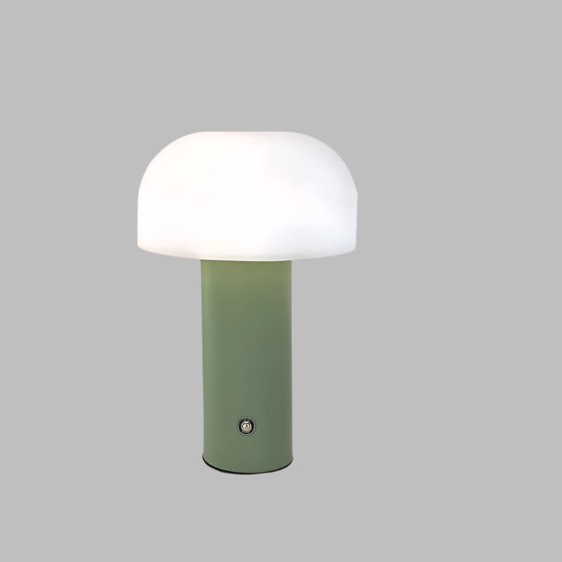Elegante kabellose Pilz-Tischlampe mit Dimmfunktion