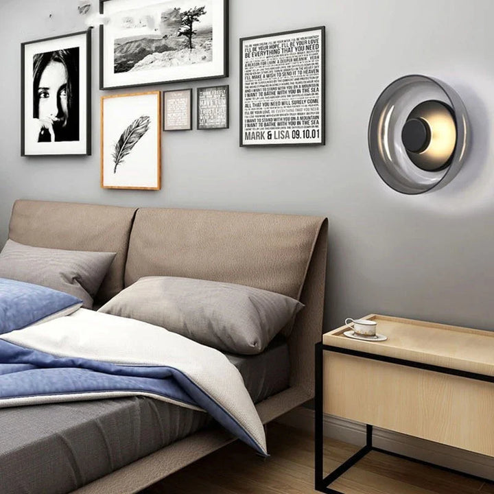 Nordische Wandlampe für moderne Räume - Glas, LED
