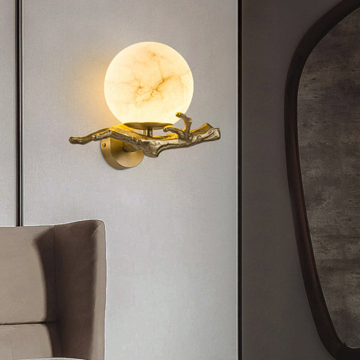 Moderne Marmor-Kupfer-Wandlampe für jedes Zimmer