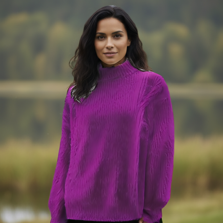 Gestrickter Pullover von hoher Qualität - Vintage Angora Design