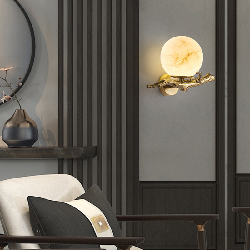 Moderne Marmor-Kupfer-Wandlampe für jedes Zimmer