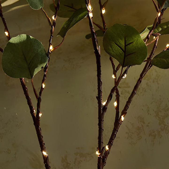 Feenlicht Olivenzweig Tischlampe mit 120 LEDs, warmweiß